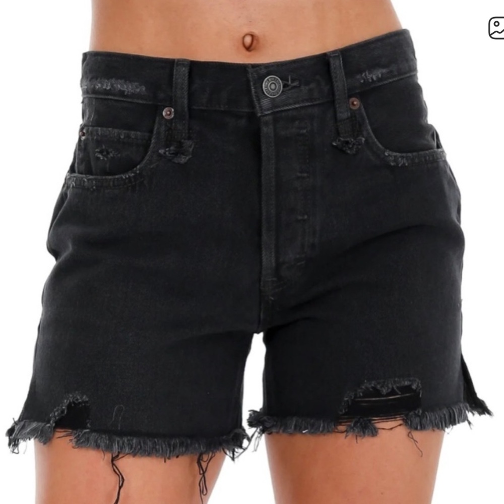 Free People We the Free Makai Ripped Cutoff Denim Shorts